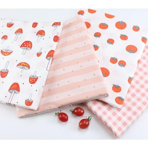 Cotton Prints Fruit Quilting Cloth Of Handmade DIY Cotton Twill Sewing Baby&Children Sheets Dress Material