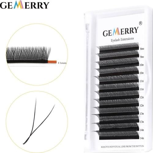 YY Shaped Eyelashes Extension Faux Mink Natural Soft Premade Fans Hand Made False Eyelash Clusters Supplies Tools Volume Lashes