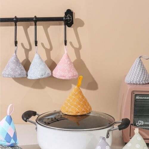 Insulated Heat Hot Plate Clip Microwave Oven Gloves Pot Handle Thicken Anti-scald Kitchen Silicone Pot Clips for Cooking