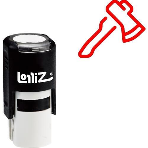 LolliZ Axe Self-Inking Rubber Stamp - Modern Symbol Series