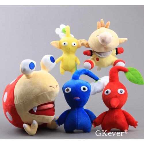 Pikmin Captain Olimar Bulborb Chappy Cute Soft Dolls 5 Styles Yellow/Blue/Red Flower Kids Gift Stuffed Dolls 14-25 cm Anime