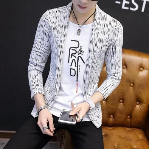 2020 New Spring Mens Long Sleeve T-shirt Slim Fit Black White Gray Navy Polyester Male Top Casual E30