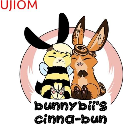 UJIOM Wall Stickers Official Cinna-Bun Logo Decoration Sticker Accessories Wallpaper Room Waterproof Home Decor PVC Art Decals