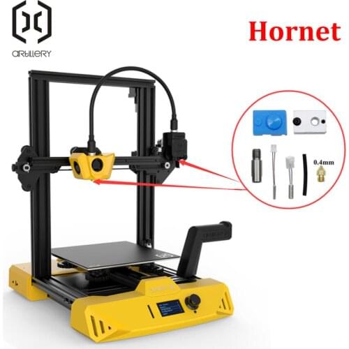 Artillery 3D Extruder Hornet Silicone Nozzle Kit Heat Block Throat Heat Pipe And Thermistor Idler Arm