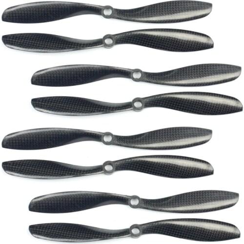 8.0x4.5 8" 3K Carbon Fiber Propeller CW CCW 8045 CF Props Propellers for DJI Motor for DJI Model Drone Accessory