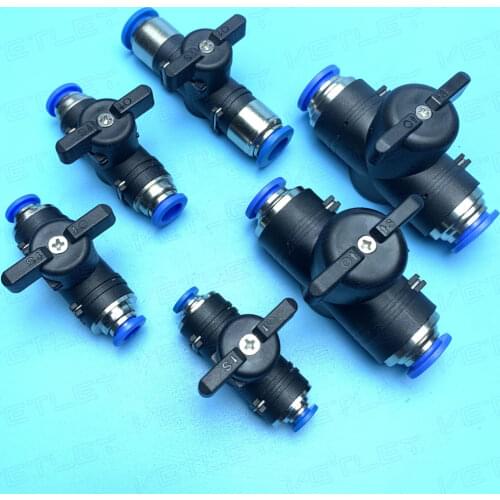 Ball Valve BUC Union Straight BUC 4/6/8/10/12mm pneumatic ball valve high quality pneumatic valve one touch bvu valve