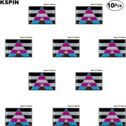 Transgender Ally Pride Brooches Lapel Pin Flag badge Brooch Pins Badges