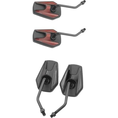 Universal Motorcycle Rearview Mirrors 8mm 10mm Motorbike E-Bike Scooter Side Mirrors Accessories