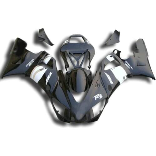 Injection motorcycle fairings parts for 1998 1999 YAMAHA YZF R1 98 99 YZF1000 black white factory fairing kits