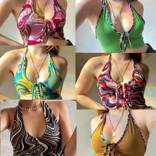 2021 small Tee Bustier Clothes For Y2k Corset Sexy Tank Crop Top Women Cyber Accessories Summer Body Blouse Aesthetic camis