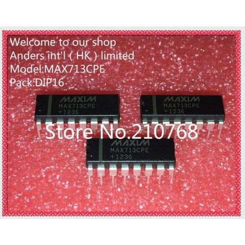 10pcs/lot MAX713CPE MAX713CPE+ MAX713C MAX713 DIP16