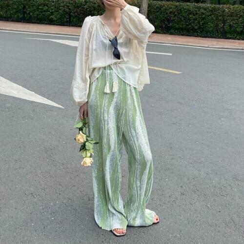 2021 Flower Lace Pullover Top Women Autumn Long Sleeve V Neck Tassel Loose Blouse Raglan Sleeve Shirt