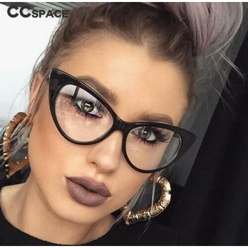 49197 Small Cat Eye Glasses Frames Women Sexy Optical Fashion Computer Glasses