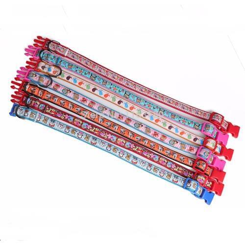 600pcs/lot Cute Pets Adjustable Polyester Dog Collars Puppy Pet Collars with Bowknot Necklace Collar For Dogs Cat collars