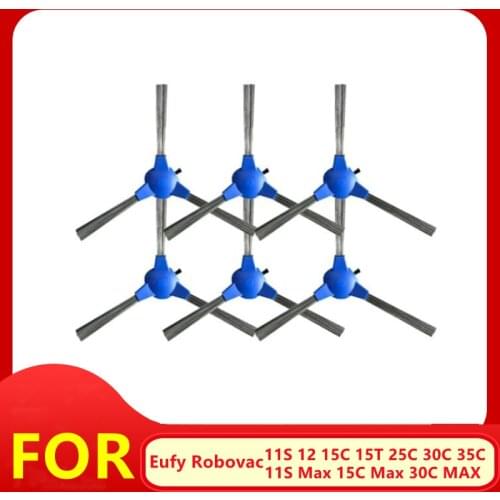 Side Brush Accessories For Eufy Robovac 11S MAX 12 15C MAX 15T 25C 30C MAX 35C Robot Vacuum Cleaner Nylon Side Brush Parts