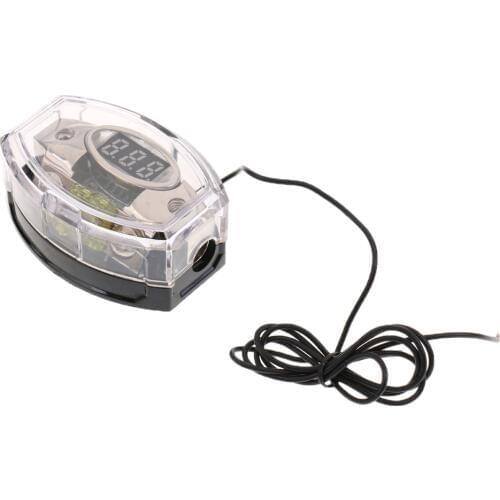 Car Digital 100A ANL Fuse Audio 2/4 AWG Gauge Fuse Holder Box Block with Clear Cover