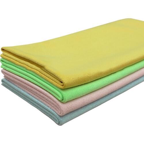 Behogar 4pcs 30 x 30cm Large Laptop Screen Microfiber Cleaning Wipes Cloth for Watches Camera Lens Glasses Phone Random Colors