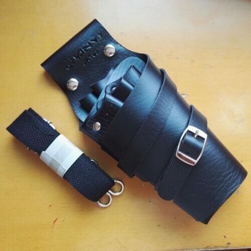 Free shipment! synthetic leather professional hairdressing scissors holster scissors pouch for barber hairdressers tools bag