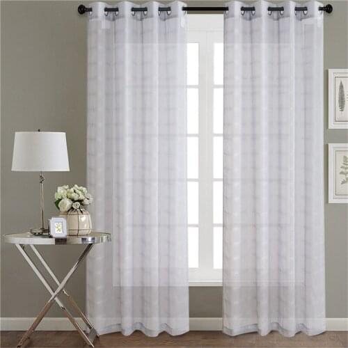 [Free Custom] GYV1058 1PC Sheer Voile Tulle Curtains "Customise" Living Room Kitchen Bedroom Home Decorative Window
