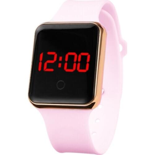 Womens Watches Digital Watch Men Kids Unisex Silicone Watchband Fashion Sport Electronic LED Clock zegarek damski