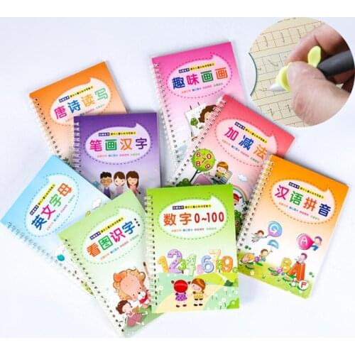 Writing Board Novelty Art Supplies Notebook School Painting Sketch Book Magic Book Practice Writing Paste Sketch Drawing