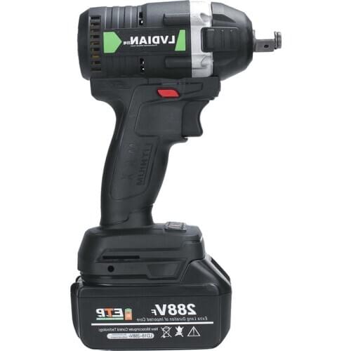 110-240V 630N.m 288VF Cordless Electric Impact Wrench Electric Wrench Brush with 1x Li-ion Battery Tools