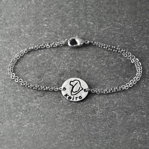 King Charles Cavalier spaniel bracelet, Personalized Dog Bracelet ,alloy Dog Pendant, Personalized Pets name, Dog Lover Gift