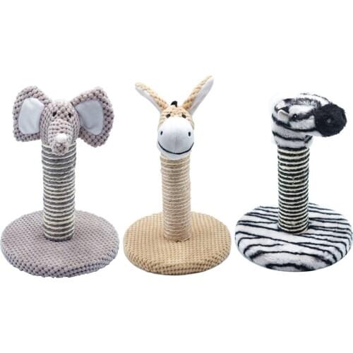 Pet Cat Tree Sisal Rope Climbing Frame DIY Cats Scratching Post Toys Detachable Cat Tree For Cats Kitten Grinding Claw
