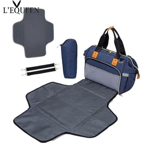 LEQUEEN Mummy Nappy Bag Baby Care Multicolor Travel Handbag Nappy Crossbody Bag Fashion Travel Outing Nursing Bags Maternity