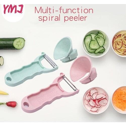 Multifunctional Vegetable Fruit Peeler Potato Carrot Grater Turnip Cutter Slicer Melon Garlic Presses Shredders Kitchen Tools
