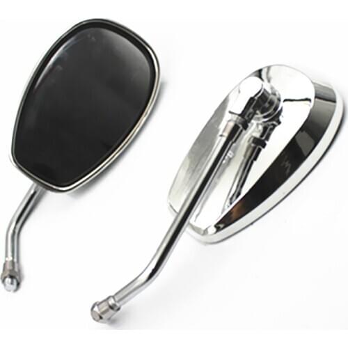 Motorcycle Rearview Mirrors For Yamaha V-Star XVS 650 1100 Custom/For Honda VTX 1300 C R RETRO 1800 TYPE C R S N RETRO Chrome