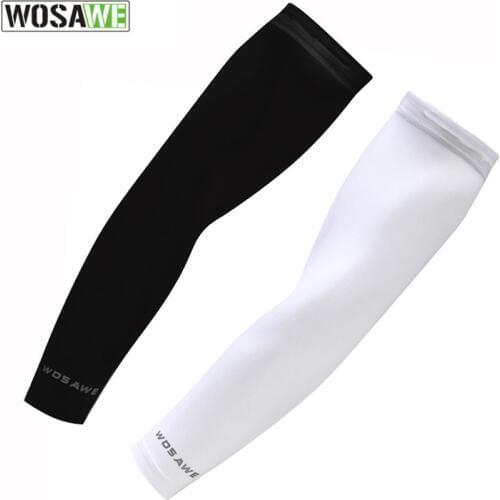 Motorcycle Anti-slip Cycling Arm Sleeve UV Protection Elastic Breathable Quick-Dry MTB Bike Bicycle Arm Warmer Cooling Arm Cover