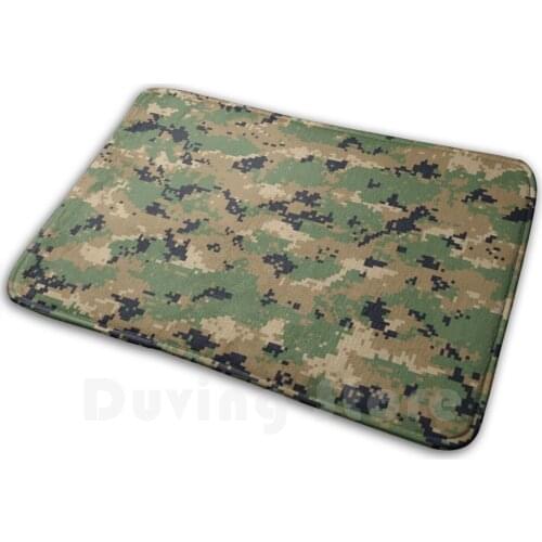 Marpat Style Digital Woodland Camouflage Phone Cases Soft Non-Slip Mat Rug 1617 Carpet Cushion Camouflage Camo Digital