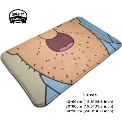 - Teddy Soft Foot Pad Room Goods Rug Carpet Teddy Tina Belcher Tina Linda Belcher Anime Cool Meme Funny Cute Animal Quarantine