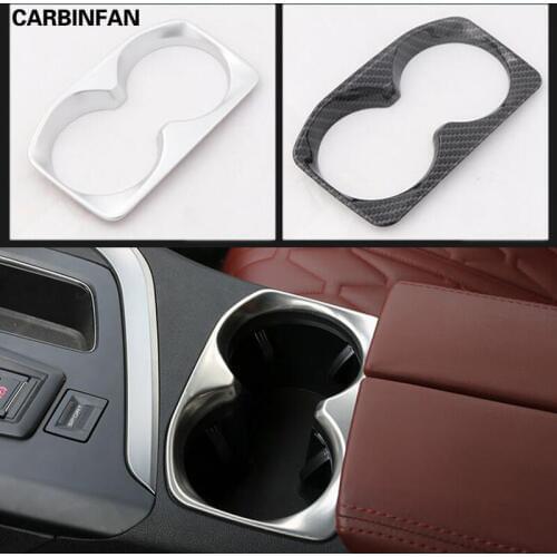 ABS Water Cup Holder Frame Panel Cover Interior Trim For Peugeot 3008 3008GT 2017 2018