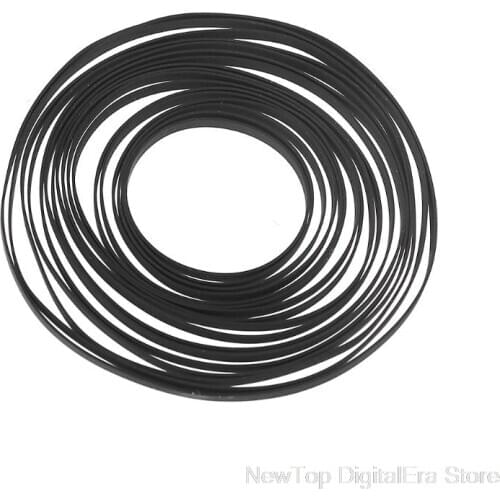 5mm Wide Turntable Rubber Belt Replacement Flat Drive Belt for Vinyl Record Player Belt-Driven Turntables S26 20 Dropshipping