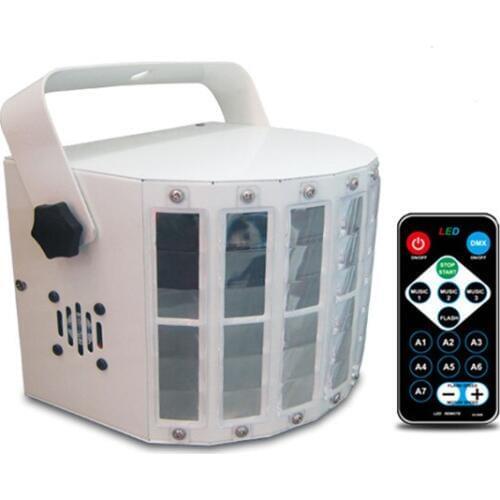 DJ Mini DMX LED RGBW Stage Effect Beam Light Sound Control Music Control Flicker Stage Lamp