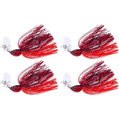 SUNMILE Fishing Lure Set Fake Bait with Beard Freshwater Seawater Lure Bait Artificial Bionic Crank Lures 16.6G 3/0Hook(4Pcs)