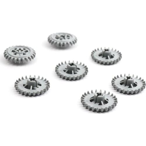 50pcs MOC Technical Gears 24 Tooth Crown Technical Building Parts 3650 DIY RC Robots Accessories Kids Self-locking Toys