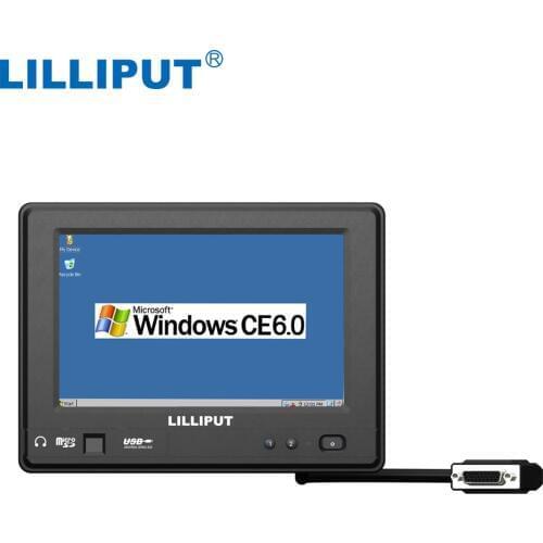 Lilliput PC-765 Touch Screen Mobile Data Terminal 7" IP64 Embedded Systems and Panel PC with Windows CE 6.0, Bluetooth, Wi-Fi