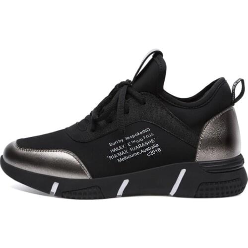 Round Toe Platform Low-Top Shoes Lace-Up Color Matching WomenS Shoes Water Platform WomenS Shoes