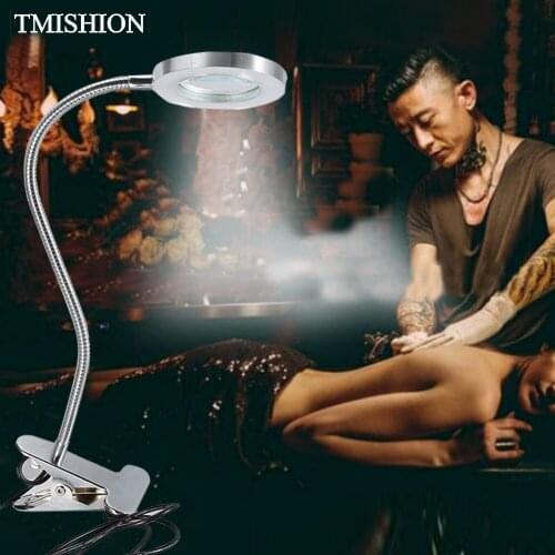 Creative 2.5 Times Magnifier Light USB Lamp With Clamp Permanent Makeup Equipment Eyebrow Tattoo Nail Art Reading Beauty Salon