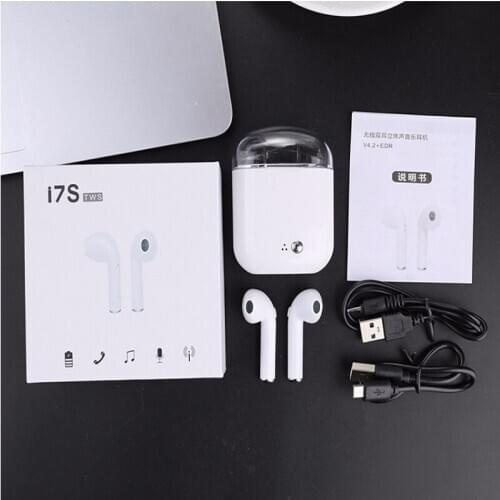 Twins Double Wireless Headset Pair Earphone I7 Tws& I7s Tws headphones with Charging Case