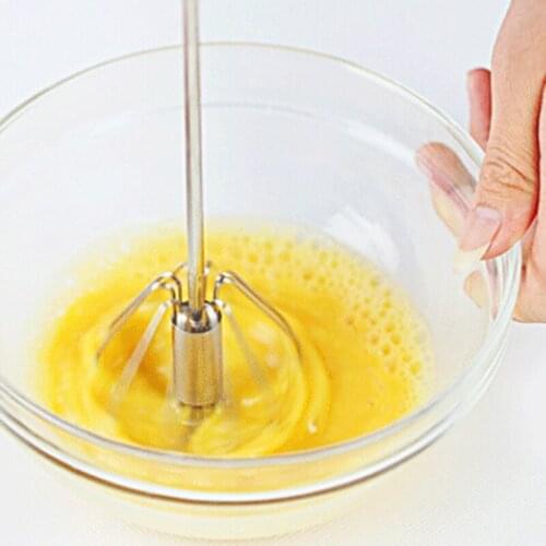 High-Quality Metal-Colored Hand-Pressed Rotary Milker Semi-Automatic Eggbeater Mixer Kitchen Supplies