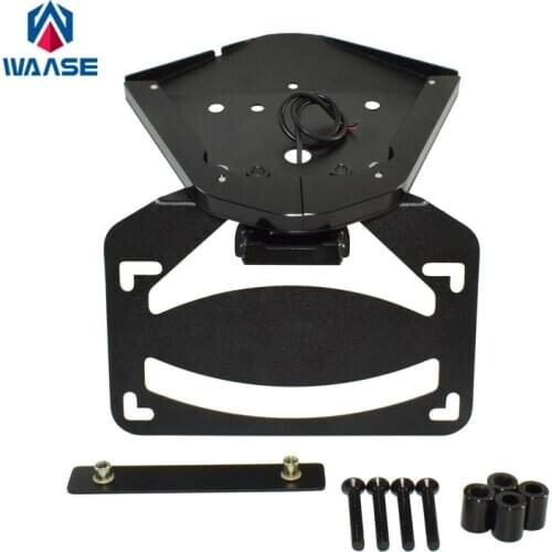 Waase For BMW S1000RR S1000 RR 2019 2020 Rear License Plate Holder Frame with LED Light