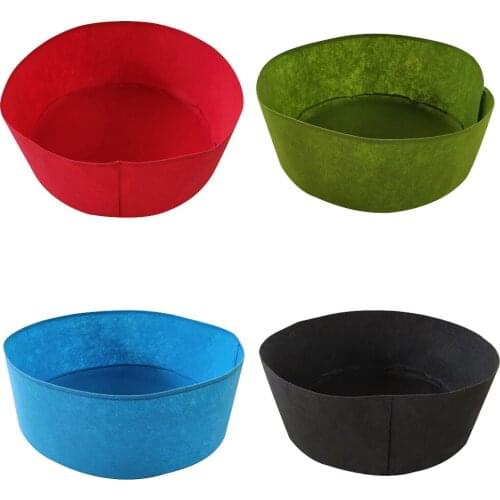 15-100 Gallons Fabric Grow Bags Breathable Felt Fabric Pots Planter Root Container Plant with Handle Garden Supplies Nursery Pot