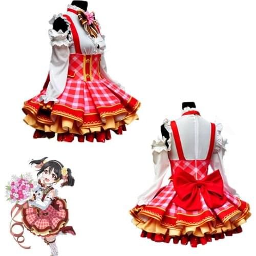 Anime Love Live! Cosplay Costumes Flower Bouquet Arousa Kousaka Honoka Minami Kotori Ayase Eli Yuzawa Nico Cosplay Costume