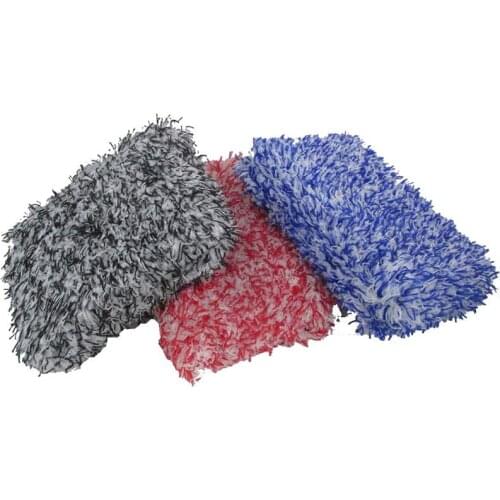 Car Soft High Density Cleaning Super Soft Car Wash Cloth Microfiber Car Wash Towel Sponge Block