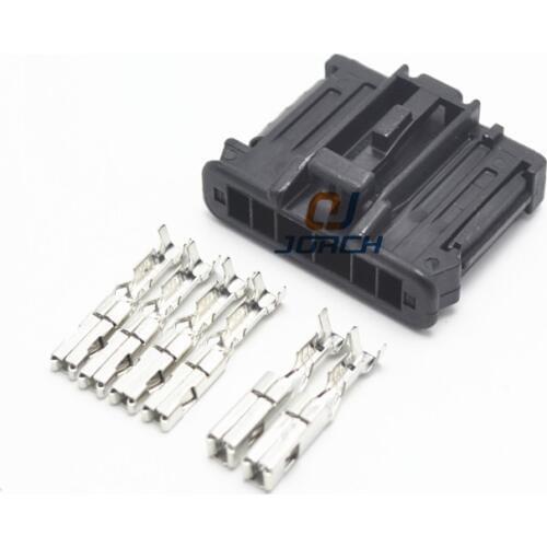5 sets 6 pin auto electric connector HDC6MX05F Wire Harness Connectors Plug HD2MX1.2FB-02