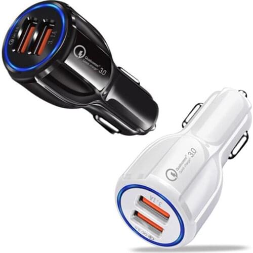 Bowling 6A Fast Charging Car Charger Dual USB Halo Car Charge EVO Car Charger Dual USB 2 Ports Charging Output Saver Accessories